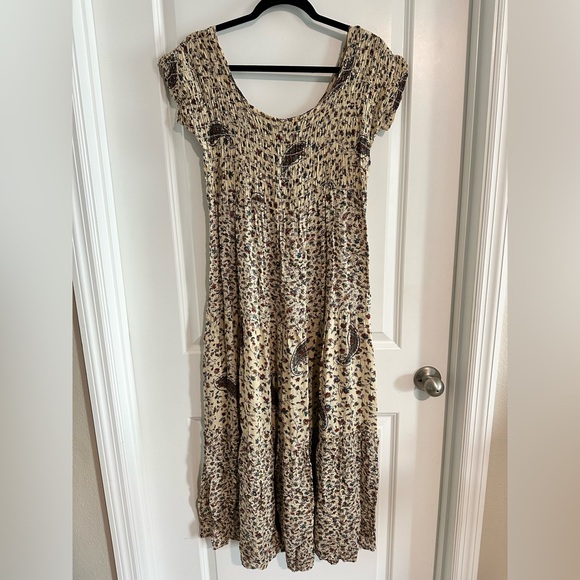 Laundry By Shelli Segal Dresses & Skirts - Vintage 90's Laundry‎ By Shelli Segal Paisley Boho Maxi Dress Large